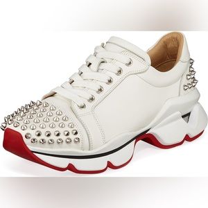 Christian Louboutin red bottom sneakers